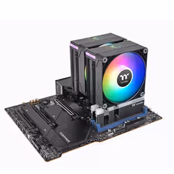 Thermaltake ASTRIA 600 Processeur Refroidisseur d'air 12 cm Noir 2 pièce(s) - Vue supplémentaire 5