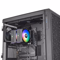 Thermaltake ASTRIA 600 Processeur Refroidisseur d'air 12 cm Noir 2 pièce(s) - Vue supplémentaire 6