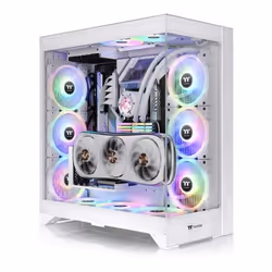 Thermaltake CTE E600 MX, Midi Tower, PC, Blanc, ATX, EATX, micro ATX, Mini-ITX, SPCC, Verre trempé, 16,6 cm