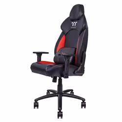 Thermaltake GGC-VCO-BRLWDS-01 Siège pour jeu vidéo Fauteuil de gaming Siège rembourré Noir, Rouge