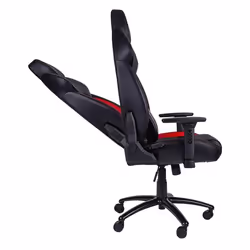 Thermaltake GGC-VCO-BRLWDS-01 Siège pour jeu vidéo Fauteuil de gaming Siège rembourré Noir, Rouge - Vue supplémentaire 4