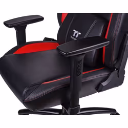 Thermaltake GGC-VCO-BRLWDS-01 Siège pour jeu vidéo Fauteuil de gaming Siège rembourré Noir, Rouge - Vue supplémentaire 5