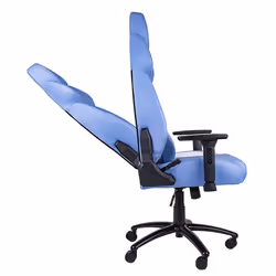 Thermaltake GGC-VCO-LWLWDS-01 Siège pour jeu vidéo Fauteuil de gaming Siège rembourré Bleu, Blanc - Vue supplémentaire 4
