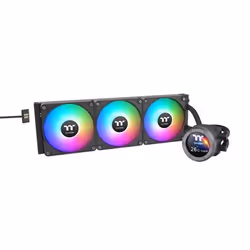 Thermaltake CL-W417-PL14SW-A, Refroidisseur de liquide tout-en-un, 14 cm, 500 tr/min, 1800 tr/min, Noir