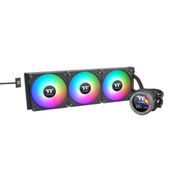 Thermaltake CL-W417-PL14SW-A système de refroidissement d’ordinateur Boitier PC, Processeur Refroidisseur de liquide tout-en-un 14 cm Noir 1 pièce(s)