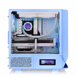 Thermaltake Ceres 330 TG Midi Tower Bleu