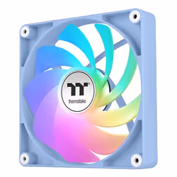 Thermaltake Fan Hydrangea Blue CT120, Ventilateur, 12 cm, 500 tr/min, 2000 tr/min, Bleu, Blanc