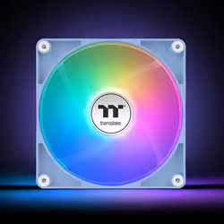 Thermaltake Fan Hydrangea Blue CT120 Boitier PC Ventilateur 12 cm Bleu, Blanc 2 pièce(s)