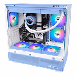 Thermaltake Fan Hydrangea Blue CT120 Boitier PC Ventilateur 12 cm Bleu, Blanc 2 pièce(s) - Vue supplémentaire 5