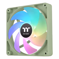 Thermaltake Matcha Green CT120, Ventilateur, 12 cm, 500 tr/min, 2000 tr/min, 57,05 m³/h, Vert, Blanc
