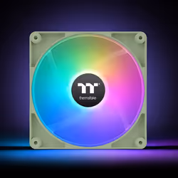 Thermaltake Matcha Green CT120 Boitier PC Ventilateur 12 cm Vert, Blanc 2 pièce(s)