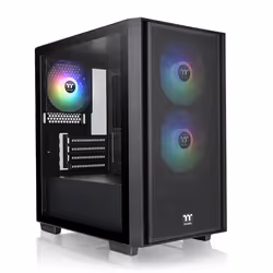 Thermaltake Versa H16 TG ARGB Micro Tower Noir - Vue supplémentaire 5