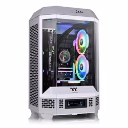 Thermaltake Tower 300 Limestone, Micro Tower, PC, Gris, Blanc, micro ATX, Mini-ITX, SPCC, Jouer