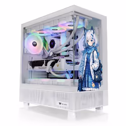 Thermaltake View 270 SP Edition, Midi Tower, PC, Blanc, micro ATX, EATX, SPCC, 18 cm