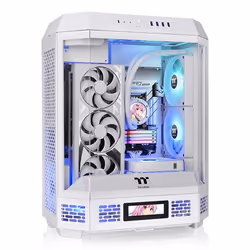 Thermaltake CA-1Z1-00M6WN-00, Midi Tower, PC, Blanc, ATX, micro ATX, Mini-ITX, SPCC, Verre trempé, Jouer