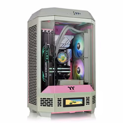 Thermaltake Tower 300 Matcha Plum, Micro Tower, PC, Prune, micro ATX, Mini-ITX, SPCC, 21 cm