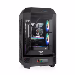 Thermaltake The Tower 250, Mini Tower, PC, Noir, Blanc, Mini-ITX, SPCC, 21 cm