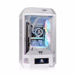Thermaltake The Tower 250 Snow, Mini Tower, PC, Blanc, Mini-ITX, SPCC, 21 cm