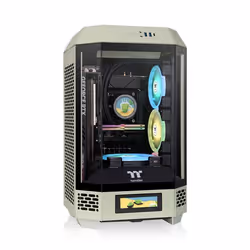 Thermaltake The Tower 250 Matcha Green, Mini Tower, PC, Vert, Mini-ITX, SPCC, 21 cm