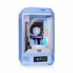Thermaltake The Tower 250 Hydrangea Blue, Mini Tower, PC, Bleu, Mini-ITX, SPCC, 21 cm