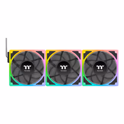 Thermaltake CL-F212-PL14SW-A système de refroidissement d'ordinateur Boitier PC Ventilateur 14 cm Noir 3 pièce(s) - Vue supplémentaire 3