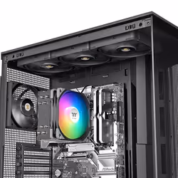 Thermaltake UX400 ARGB Sync Processeur Refroidisseur d'air 12 cm Noir 1 pièce(s) - Vue supplémentaire 6
