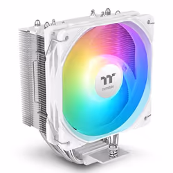 Thermaltake UX400 ARGB Sync, Refroidisseur d'air, 12 cm, 700 tr/min, 1800 tr/min, Blanc