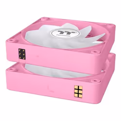 Thermaltake CL-F225-PL12PK-A système de refroidissement d’ordinateur Boitier PC Refroidisseur d'air 12 cm Rose 3 pièce(s) - Vue supplémentaire 2