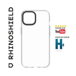 Coque - RhinoShield - iPhone 16 Plus - Transparente - Protection chutes - Résistant jaunissement