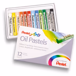 Pentel PHN-12 pastel Pastel à l'huile Multicolore 12 pièce(s) - Vue supplémentaire 5