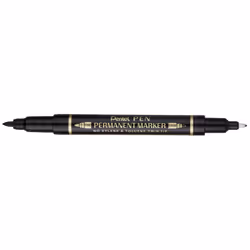 Pentel N75W-AE, Noir, Assortie, Noir, Fin/Ultra-fin, Verre, Plastique, Acier inoxydable, Bois, 1 pièce(s)