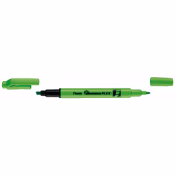 Pentel Illumina Flex, 1 pièce(s), Vert clair, Pointe fine/biseautée, Vert, Rond, Encre à base d'eau