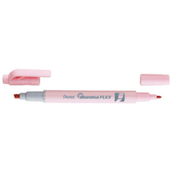 Pentel Illumina Flex marqueur 1 pièce(s) Pointe fine/biseautée Rose clair
