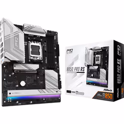 Asrock B850 Pro RS, AMD, Emplacement AM5, AMD Ryzen 7000 Series, AMD Ryzen 8000 Series, AMD Ryzen 9000 Series, DDR5-SDRAM, 25 ...