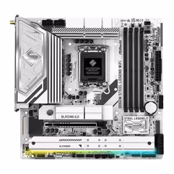 Asrock B860M Steel Legend WiFi, Intel, LGA 1851 (Socket V1), Intel Core Ultra (Series 2), DDR5-SDRAM, 256 Go, DIMM