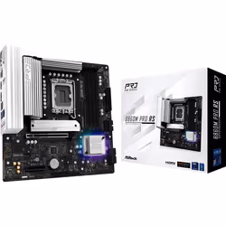 Asrock B860M Pro RS, Intel, LGA 1851 (Socket V1), DDR5-SDRAM, 256 Go, DIMM, Double canal