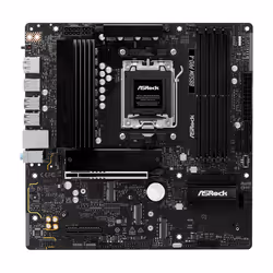 Asrock B850M Pro-A, AMD, Emplacement AM5, AMD Ryzen 7000 Series, AMD Ryzen 8000 Series, AMD Ryzen 9000 Series, Emplacement AM ...