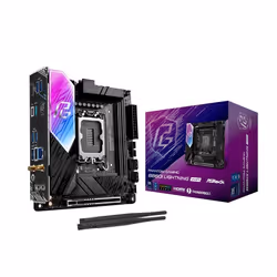 Asrock B860I Lightning WiFi, Intel, LGA 1851 (Socket V1), DDR5-SDRAM, 128 Go, DIMM, Double canal