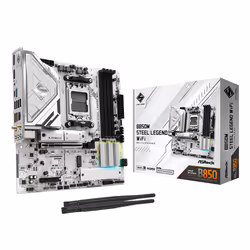 Asrock B850M Steel Legend WiFi AMD B850 Emplacement AM5 micro ATX - Vue supplémentaire 6