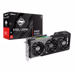 Asrock Radeon RX 9070 XT Steel Legend Dark AMD 16 Go GDDR6 - Vue supplémentaire 6