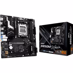 Asrock B850M-X R2.0, AMD, Emplacement AM5, AMD Ryzen 7000 Series, AMD Ryzen 8000 Series, AMD Ryzen 9000 Series, DDR5-SDRAM, 1 ...