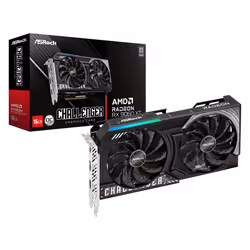 Asrock AMD Radeon RX 9060 XT Challenger 16GB OC, Radeon RX 9060 XT, 16 Go, GDDR6, 128 bit, 7680 x 4320 pixels, PCI Express x1 ...