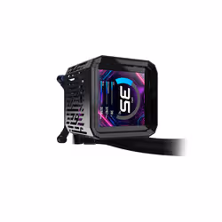 Asrock Phantom Gaming 360 LCD Processeur Kit de refroidissement du liquide 12 cm Noir - Vue supplémentaire 7
