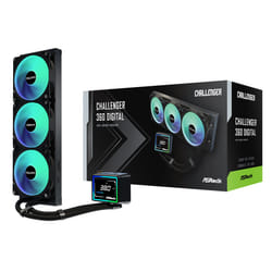 Asrock Challenger 360 Digital Processeur Kit de refroidissement du liquide 12 cm Noir