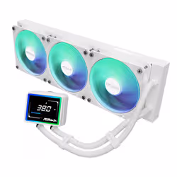 Asrock Challenger White 360 Digital Processeur Kit de refroidissement du liquide 12 cm Blanc - Vue supplémentaire 2