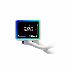 Asrock Challenger White 360 Digital Processeur Kit de refroidissement du liquide 12 cm Blanc - Vue supplémentaire 6