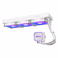 Asrock Pro White 360 ARGB Processeur Refroidisseur de liquide tout-en-un 12 cm Blanc - Vue supplémentaire 3
