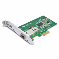 PLANET ENW-9701, Interne, Avec fil, PCI Express, Fibre, 1000 Mbit/s, Vert, Acier inoxydable