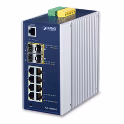 PLANET IGS-12040MT, Géré, L2+, Gigabit Ethernet (10/100/1000), Full duplex, Montage mural