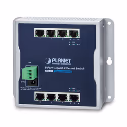 PLANET WGS-803, Non-géré, L2, Gigabit Ethernet (10/100/1000), Full duplex, Montage mural